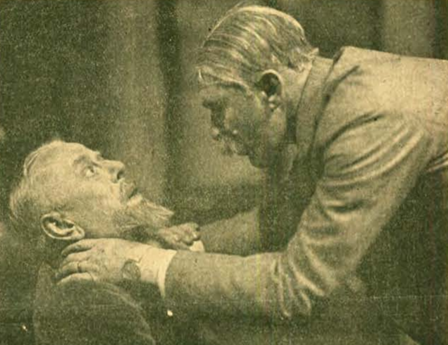 J. Zieliński i K. Junosza-Stępowski w sztuce Interes przede wszystkim T. Narodowy Warszawa (1930)