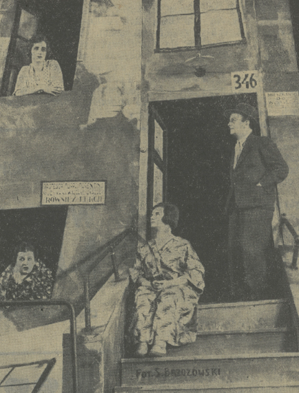 S. Perzanowska, H. Buczyńska, J. Janecka, J. Krell w sztuce Ulica T. Ateneum Warszawa (Kurier czerwony nr 274, 1930)