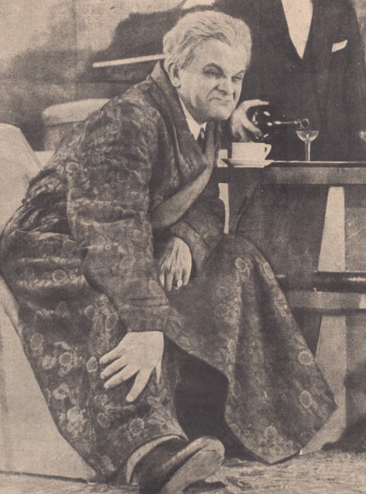 Czesław Kaden w sztuce Gdy kawaler zostaje papą (Ilustracja Polska nr 11, 1933)