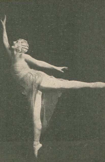 Eleonora Dobiecka primaballerina Opery Królewskiej w Bukareszcie (Świat, nr 31 1930)