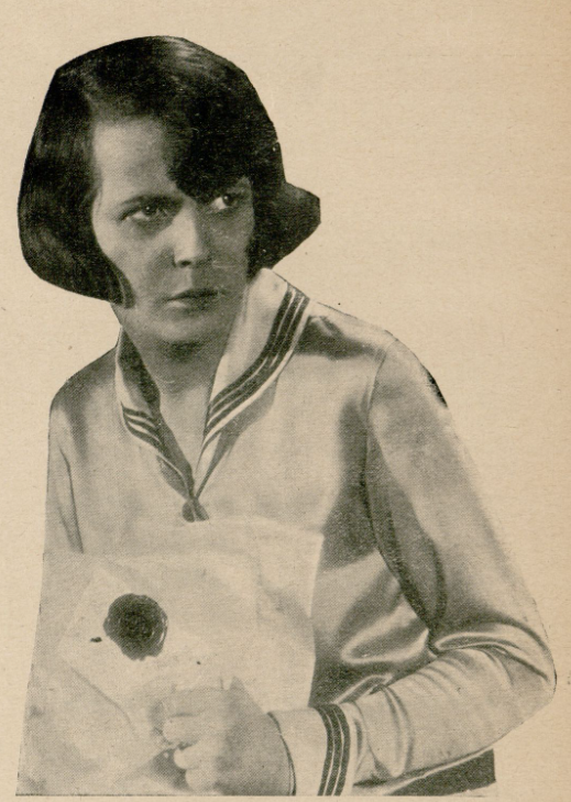 Jaga Boryta w filmie Pod banderą miłości (Ilustracja nr 50,52, 1930)