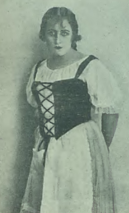 Janina Orłowska jako Carmen Opera Warszawska 1925 (Świat, nr 41, 1925)