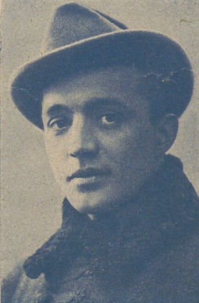 Józef Staruszkiewcz w piosence Gdy na harmonii grają sztajera (Warszawa,1920)