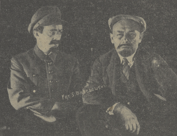 Józef Krell Stefan Jaracz w sztuce Car Lenin (Kurier Czerwony nr 85, 1932)