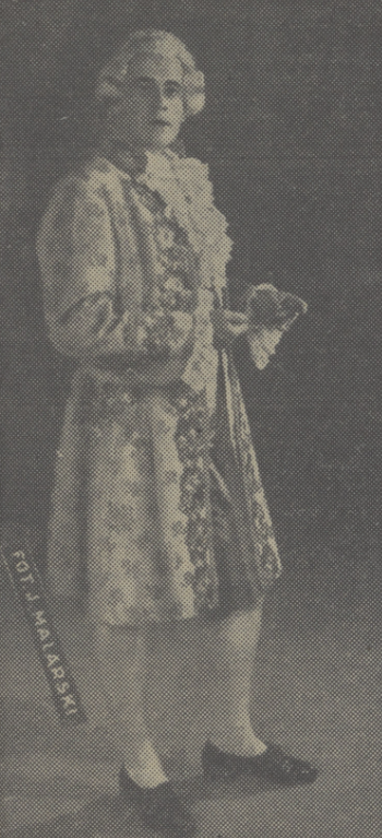 Wiktor Bregy w operetce Noc w Wenecji Opera Warszawska (Kurier Czerwony nr 143, 1931)